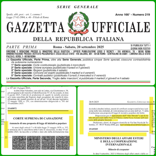 Raccolta firme: Iniziativa proposta di Legge Popolare per la dignità e la tutela del personale delle Forze dell'Ordine e delle Forze Armate
