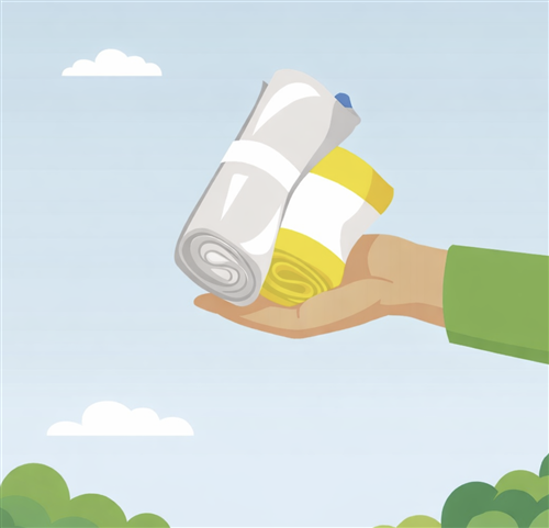 Distribuzione sacchetti raccolta differenziata